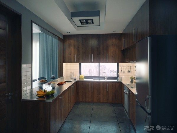 modern apartment 1 kitchen