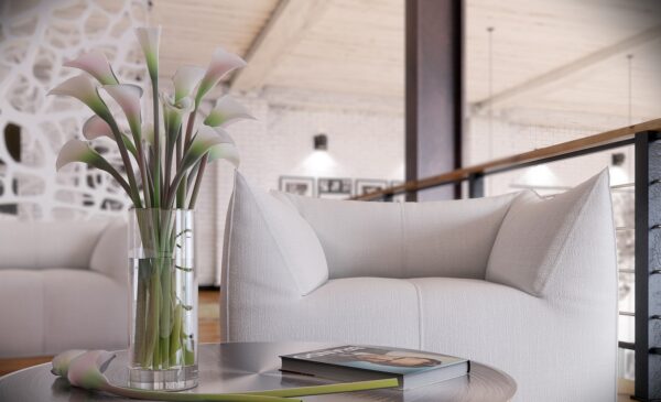 Industrial lofts make for wonderfully casual spaces wherein competing and eclectic styles can be applied and experimented with. This space also explores cultural influences, such as that of the suggestively Moroccan feature wall that graces the office and communicates effectively with the laser-cut look of the white partition that serves to separate it from the library/ entertainment area.