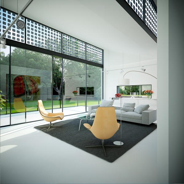 living room floor to ceiling glass wondows