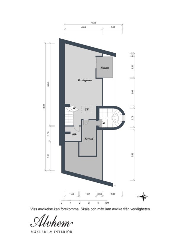 s Urban Apartment with Terrrace- Plans
