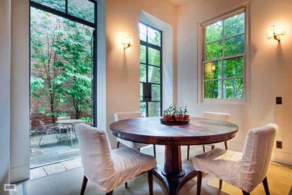 annie lebovitz apartment dining room