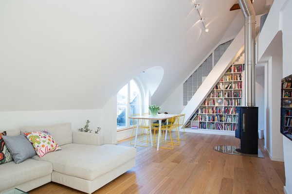 swedish modern house living space
