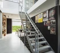 Modern Rural Home stairway