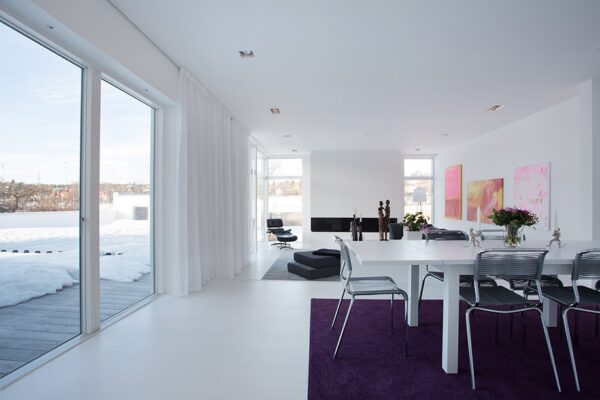 Modern Swedish Villa Dining Room 1