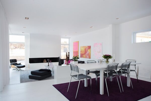 Modern Swedish Villa Dining Room 2