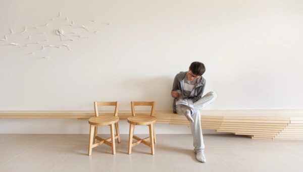 Natural modern decor hall way 1