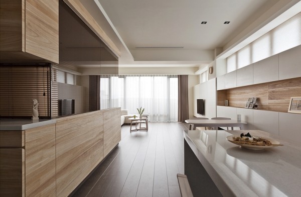 Natural modern decor kitchen