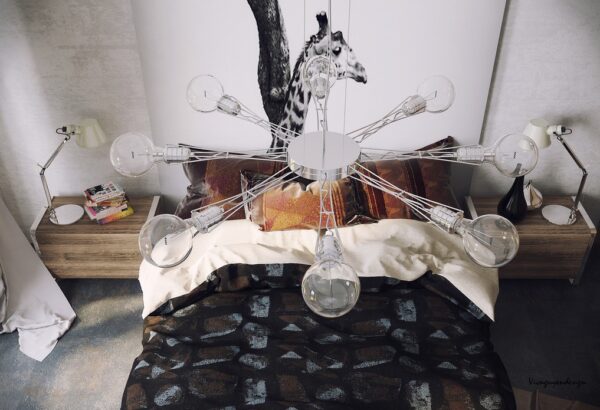 organic vibe bedroom with industrial lighting organic vibe bedroom with industrial lighting