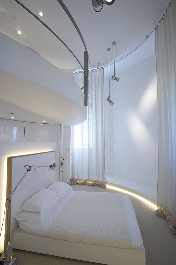 Minimalist Tower Home Master Bedroom 2