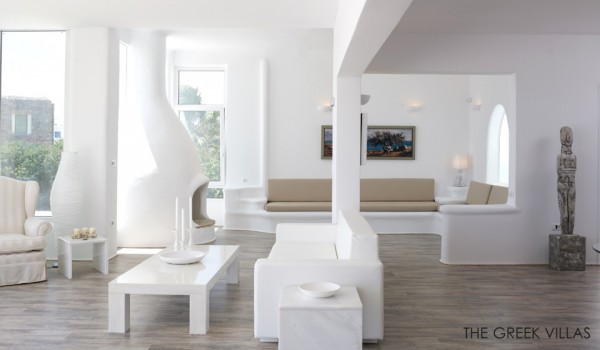 classic white living room