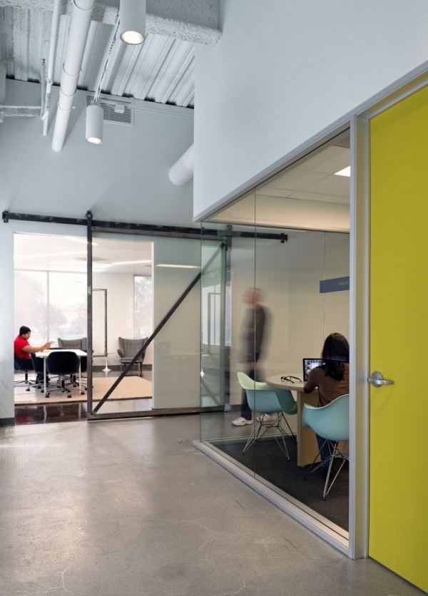 glass wall offices meeting rooms