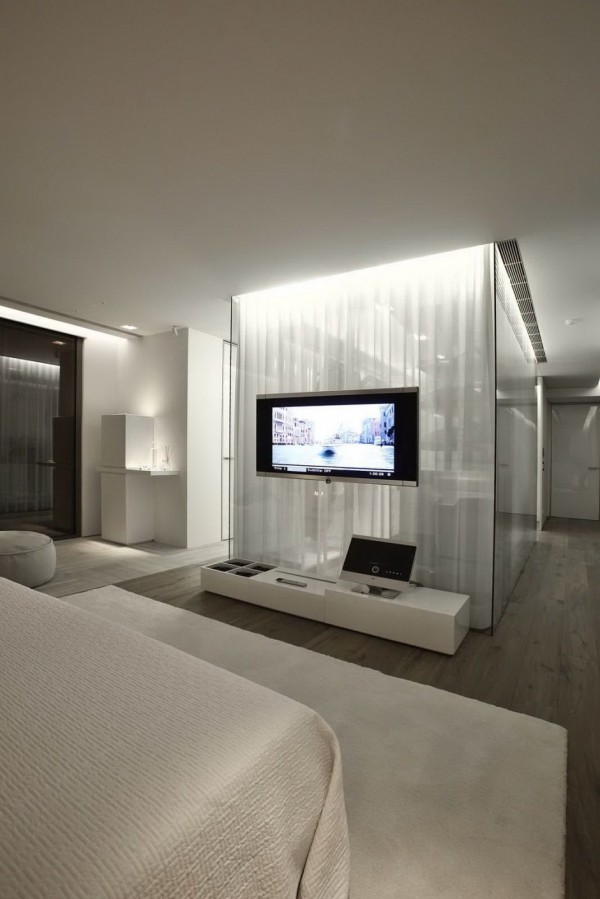 large bedroom television