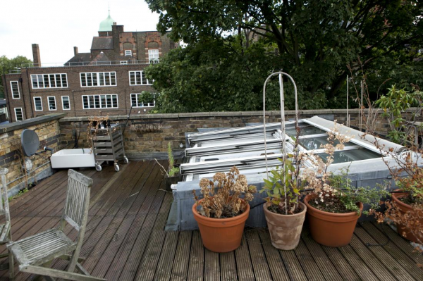 rooftop views glass ceiling