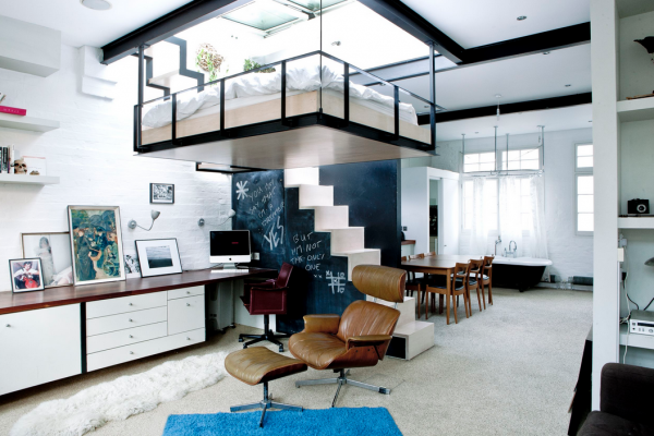 suspended bedroom