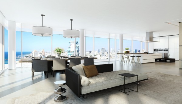 16.spacious sunny penthouse