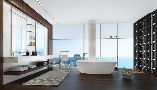5.modern bathtub