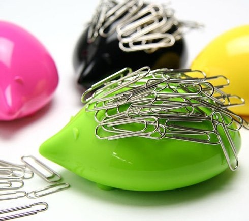 Porcupine Paper Clip Holder