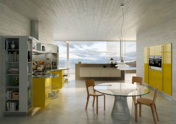 طراحی آشپز خانه های مدرن ایتالیایی از Snaidero