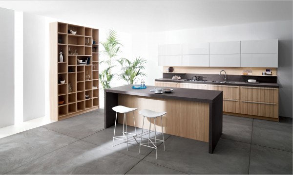 cozy breakfast bar 600x360 Chia sẻ cách tân trong thiết kế nhà bếp hiện đại theo phong cách Italia