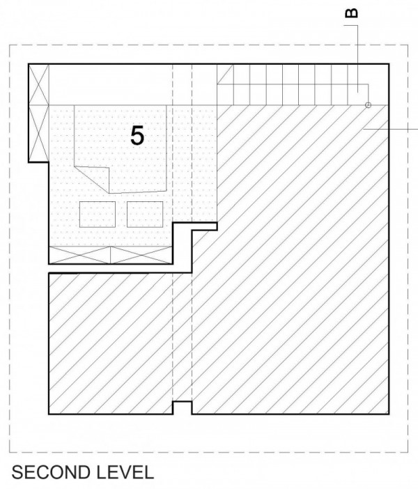 second level floor plan