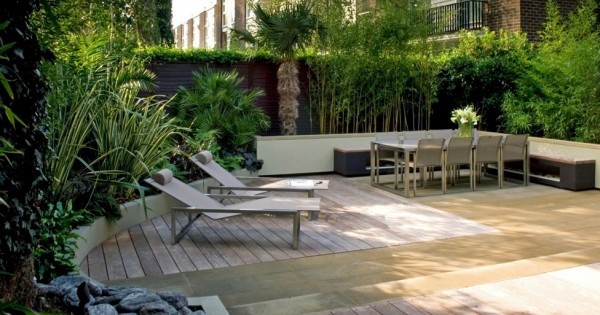 Contemporay yard design