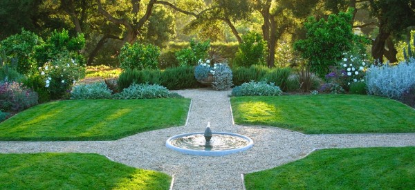 Formal garden layout