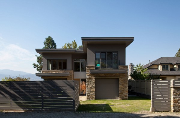 Modern stone exterior