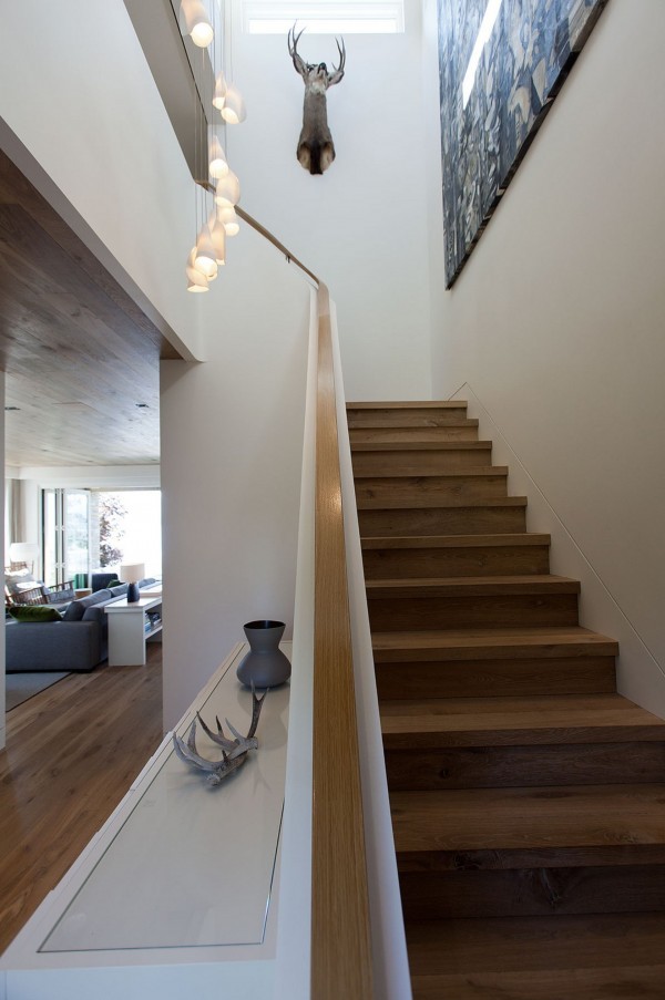 Wooden staircase