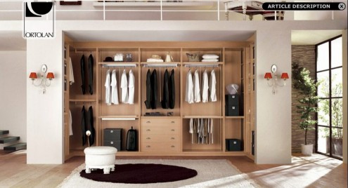 walk in wardrobe