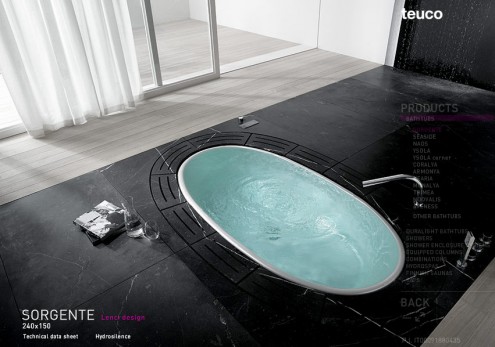 bath tub layout