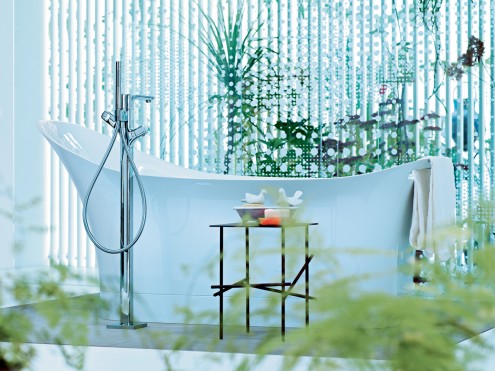 stylish bathtub