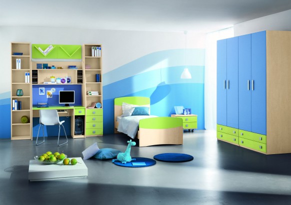 modern kids room 