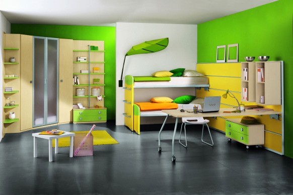 modern-kids-room-green 