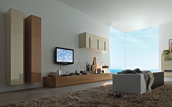 modern living wall units