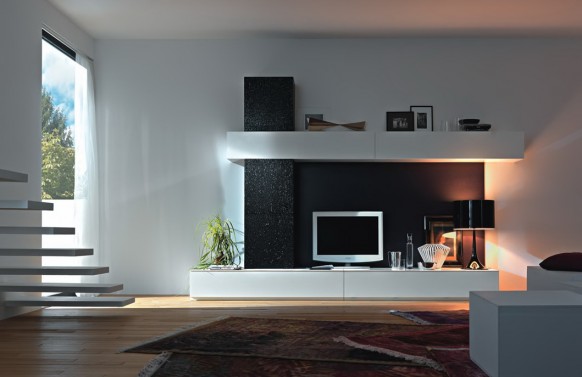 modern living wall units