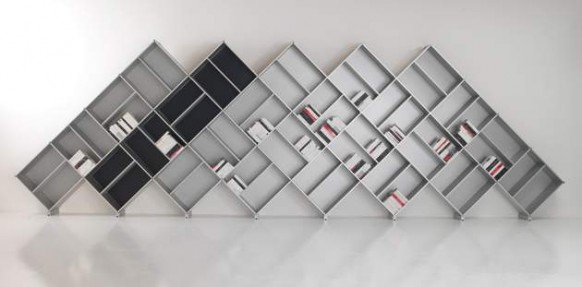 pyramid modular bookcase