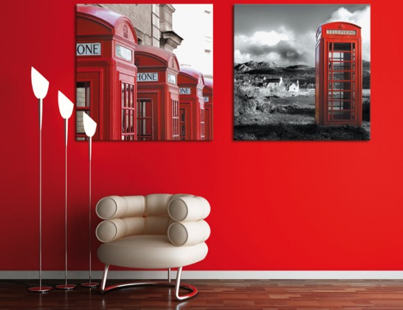 red interior design