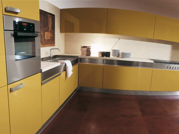 Rossana yellow kitchen