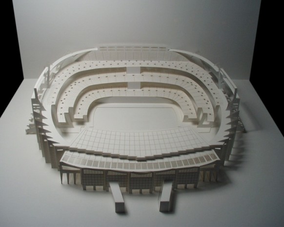 camp nou stadium paper