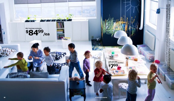 ikea living room kids