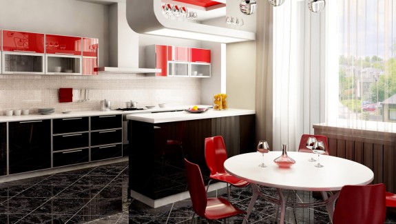 Red Kitchens