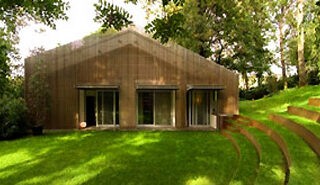Serene Home in the Forest
