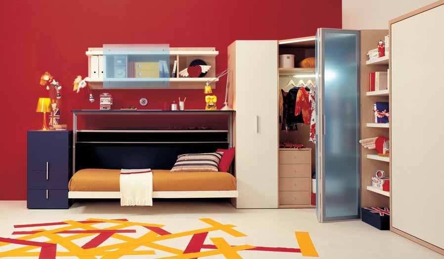 Space saving teenage shop bedrooms