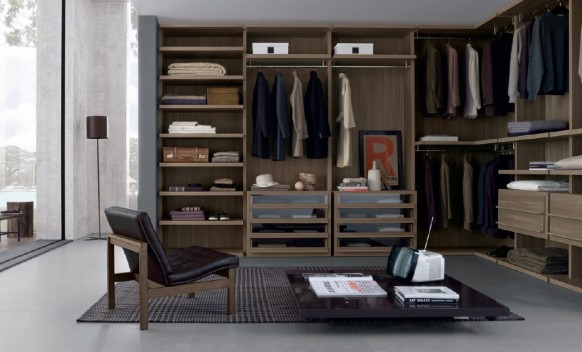 open layout wardrobe