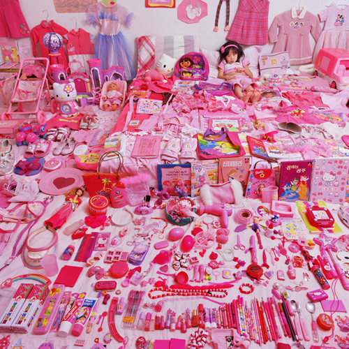 pink cute girls room
