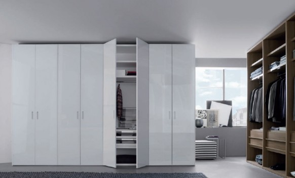 white hinged door wardrobes