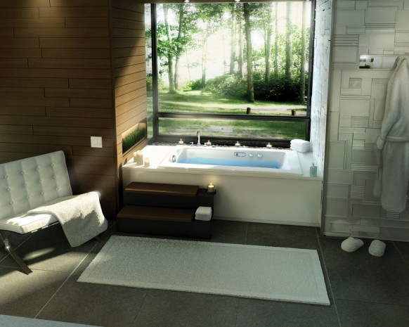 contemporary bath