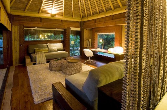 Private Island Seychelles - living room