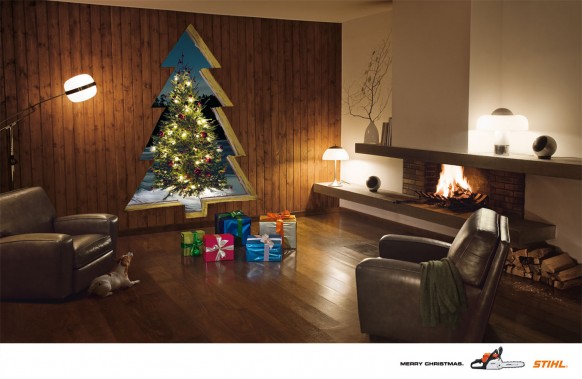 christmas interiors - christmas tree 