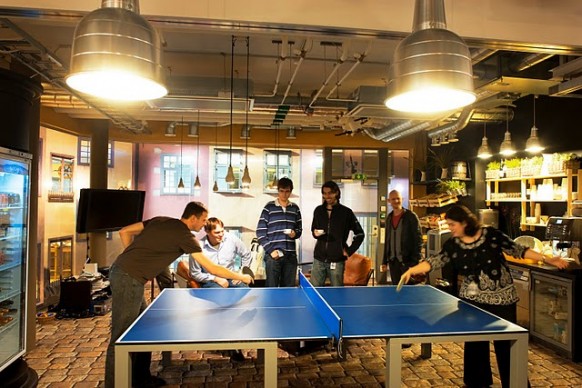 google stockholm office - game room